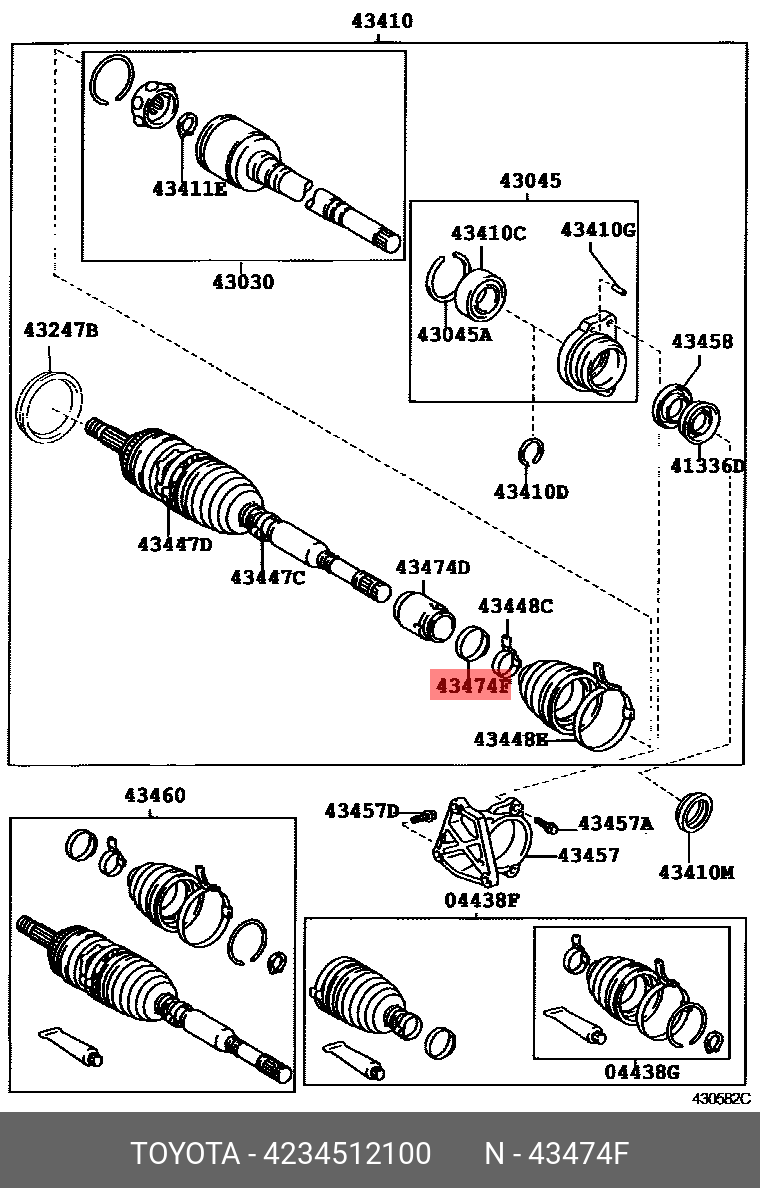 PRIUS PHV 201609 - , CLAMP (FOR FRONT DRIVE SHAFT DAMPER RH)