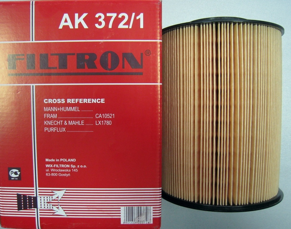 1848220/ AK372/1Фильтр воздушный Filtron