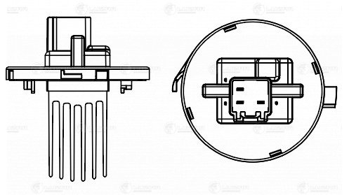 Резистор электровентилятора отопителя