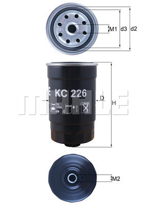 Фильтр топливный KC 226