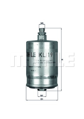 Фильтр топливный KL 19