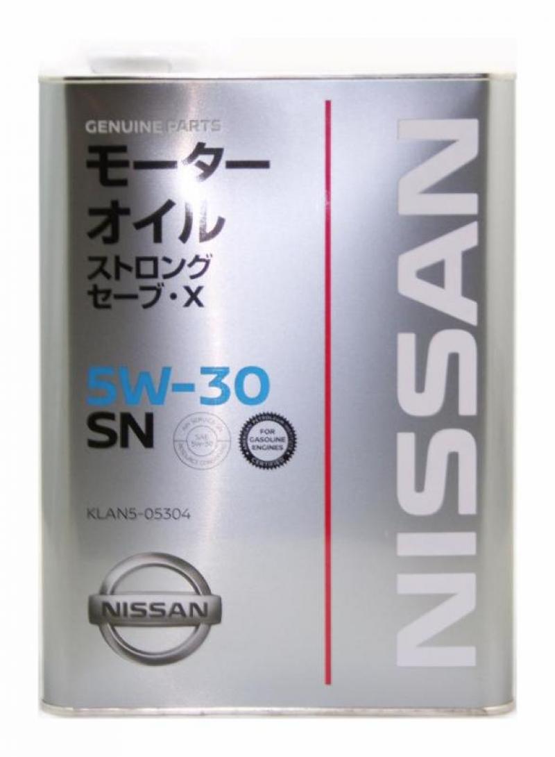 Масло моторное "NISSAN STRONG SAVE X 5W-30 SN", 4л
