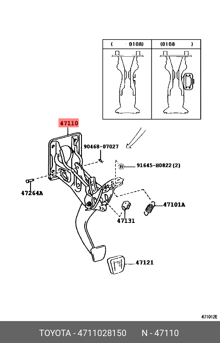 TOYOTA ESTIMA 200601 - 201910 PARTS