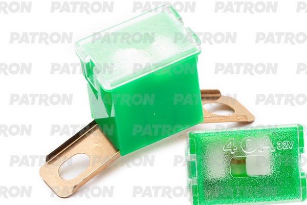 PATRON Предохранитель блистер 1шт PLA Fuse (PAL298) 40A зеленый 36x12x21.5mm