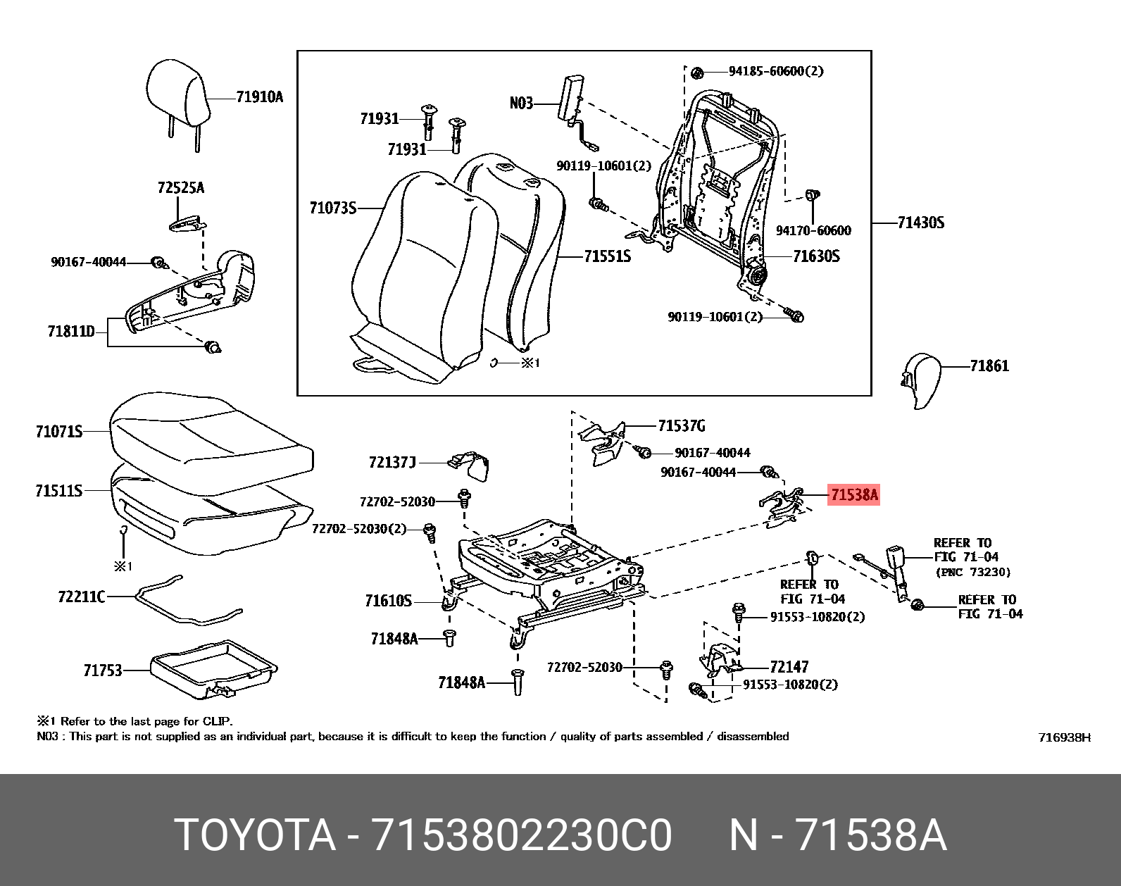 TOYOTA HILUX 202006- GENUINE PARTS