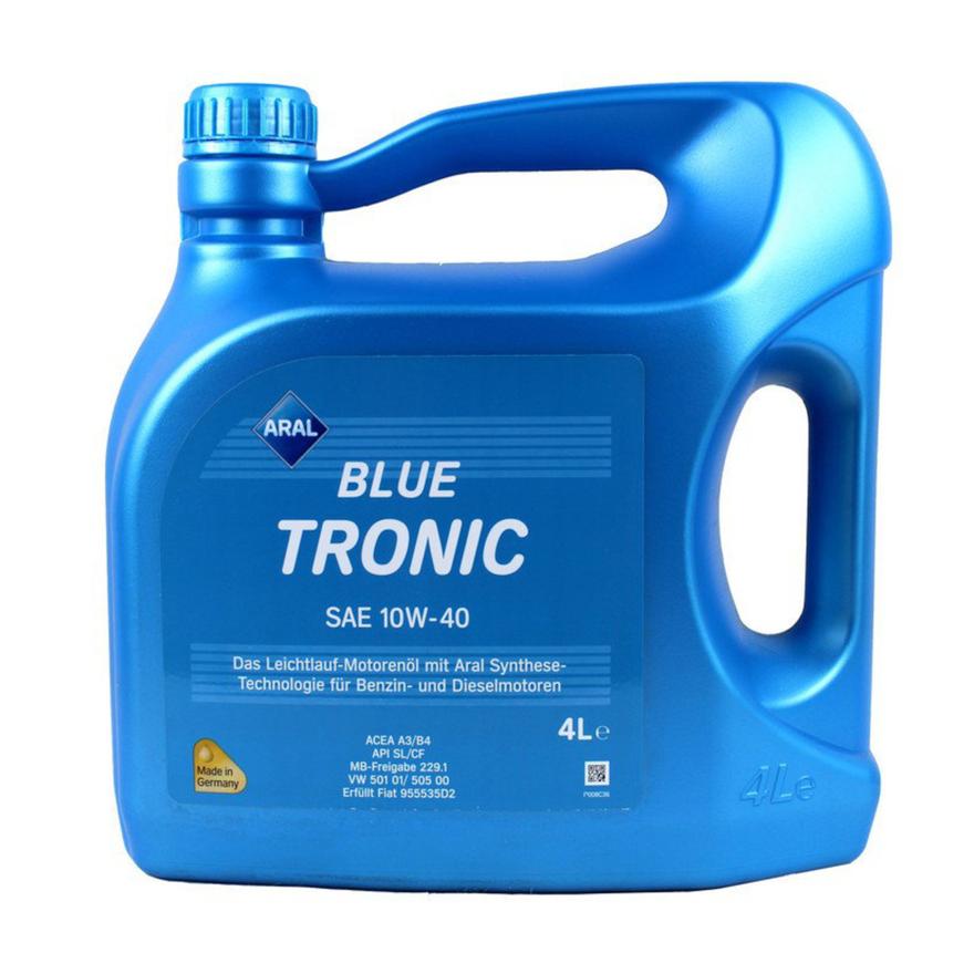 (4 L) BLUE TRONIC SAE 10W-40 (спецификация: ACEA A3/B4; API SL/CF) (допуск: MB 229.1; VW 501 01, 505 00)