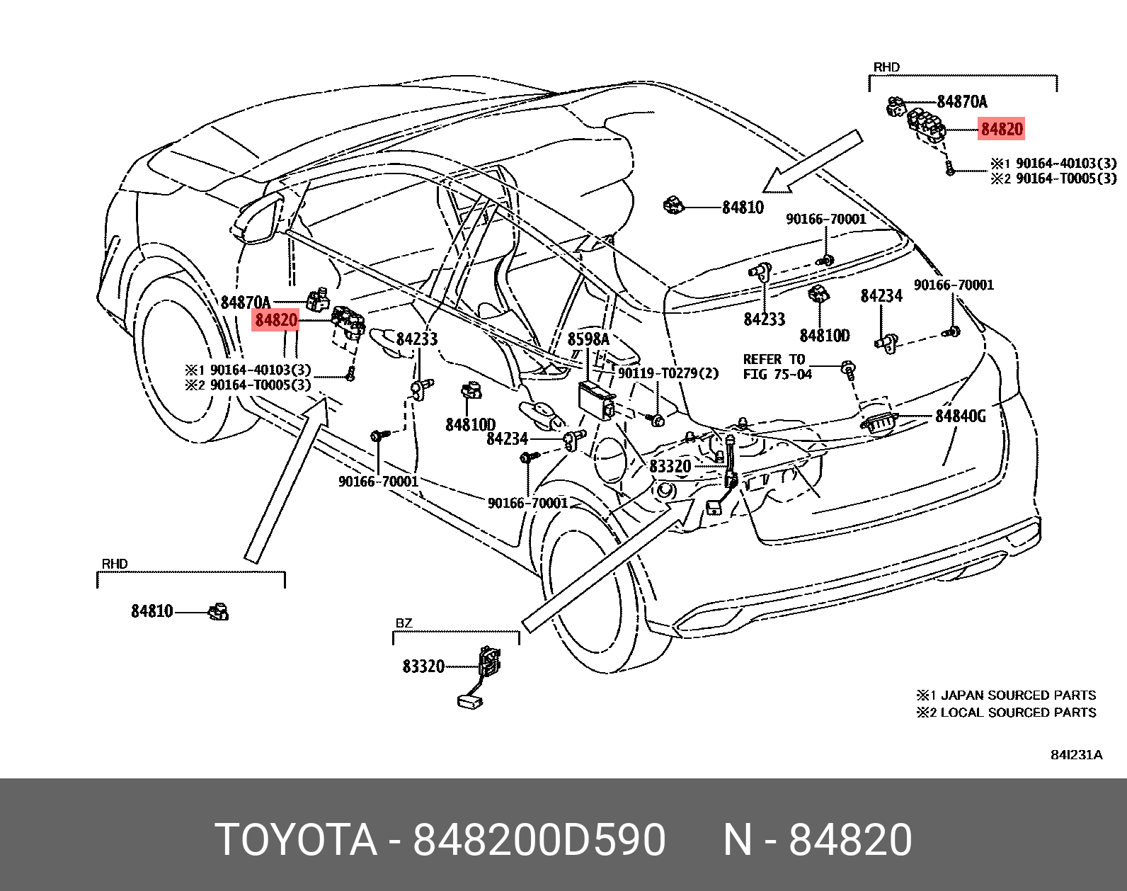 TOYOTA HILUX 202108- GENUINE PARTS