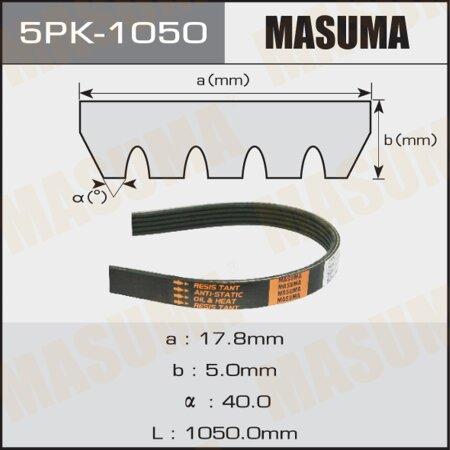 Ремень 5PK1050 Masuma