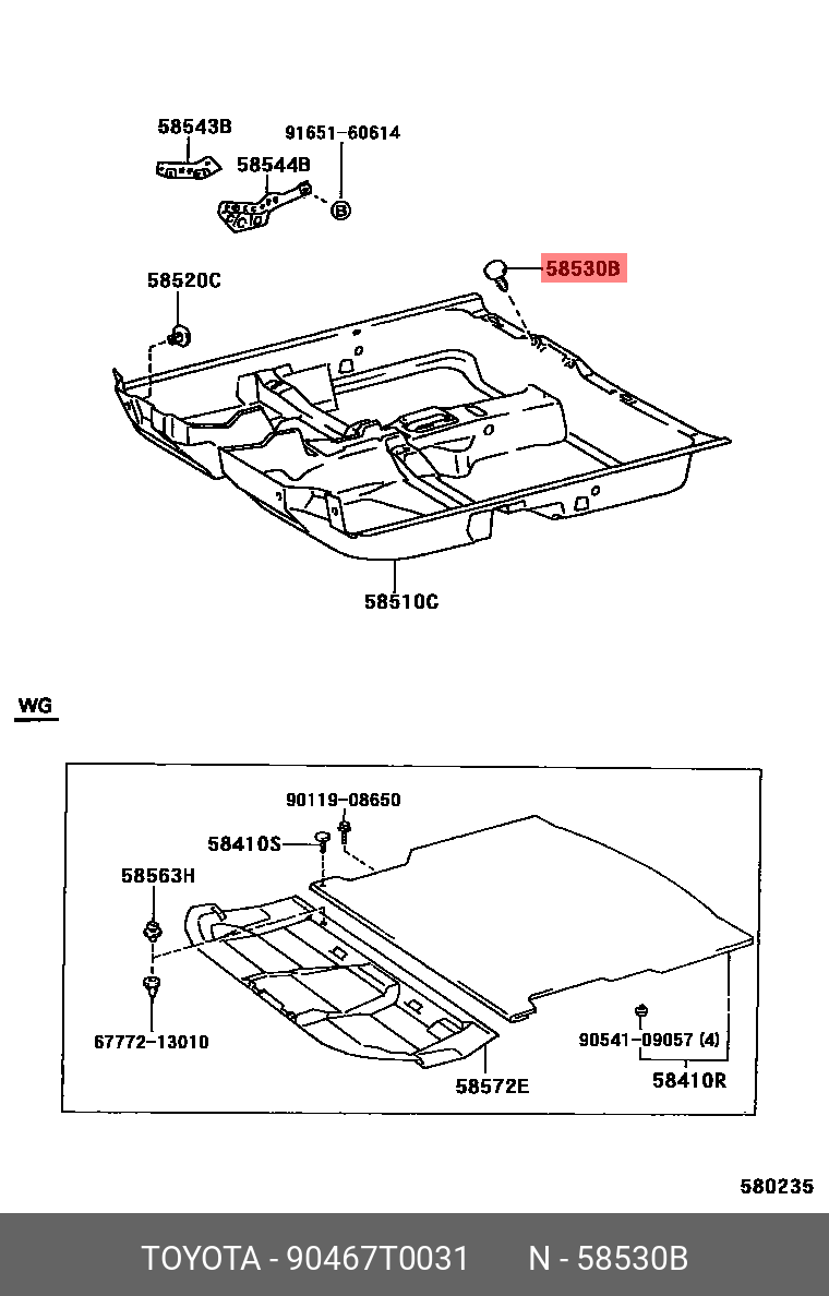 TOYOTA HILUX 201708- GENUINE PARTS