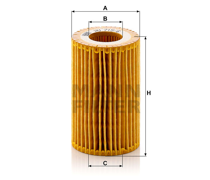 MANN FILTER фильтр масляный