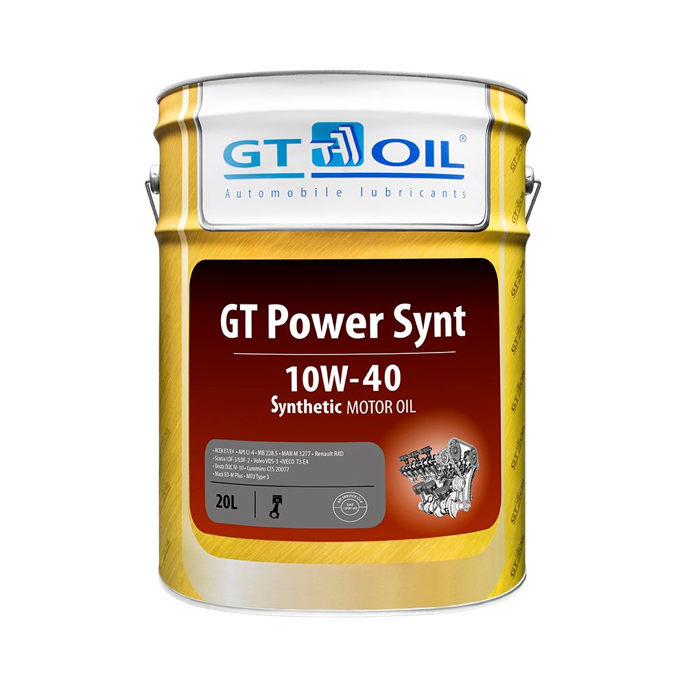 Масло моторное синтетическое "GT Power Synt 10W-40", 20л