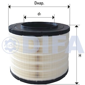 Элемент фильтрующий воздушный