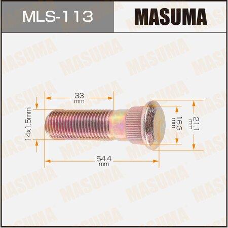 MASUMA шпилька 14x1.5x16.3