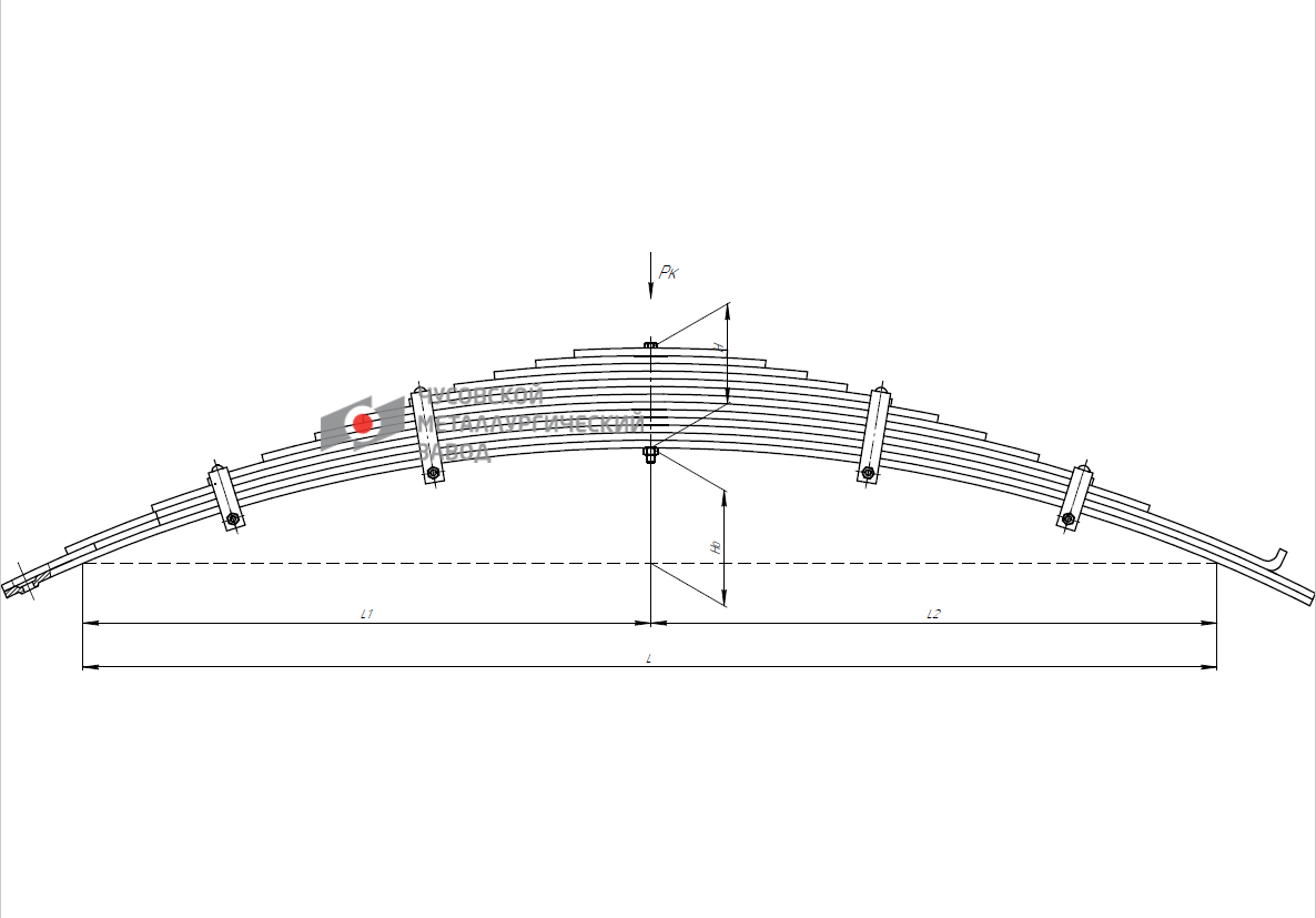 Рессора передняя