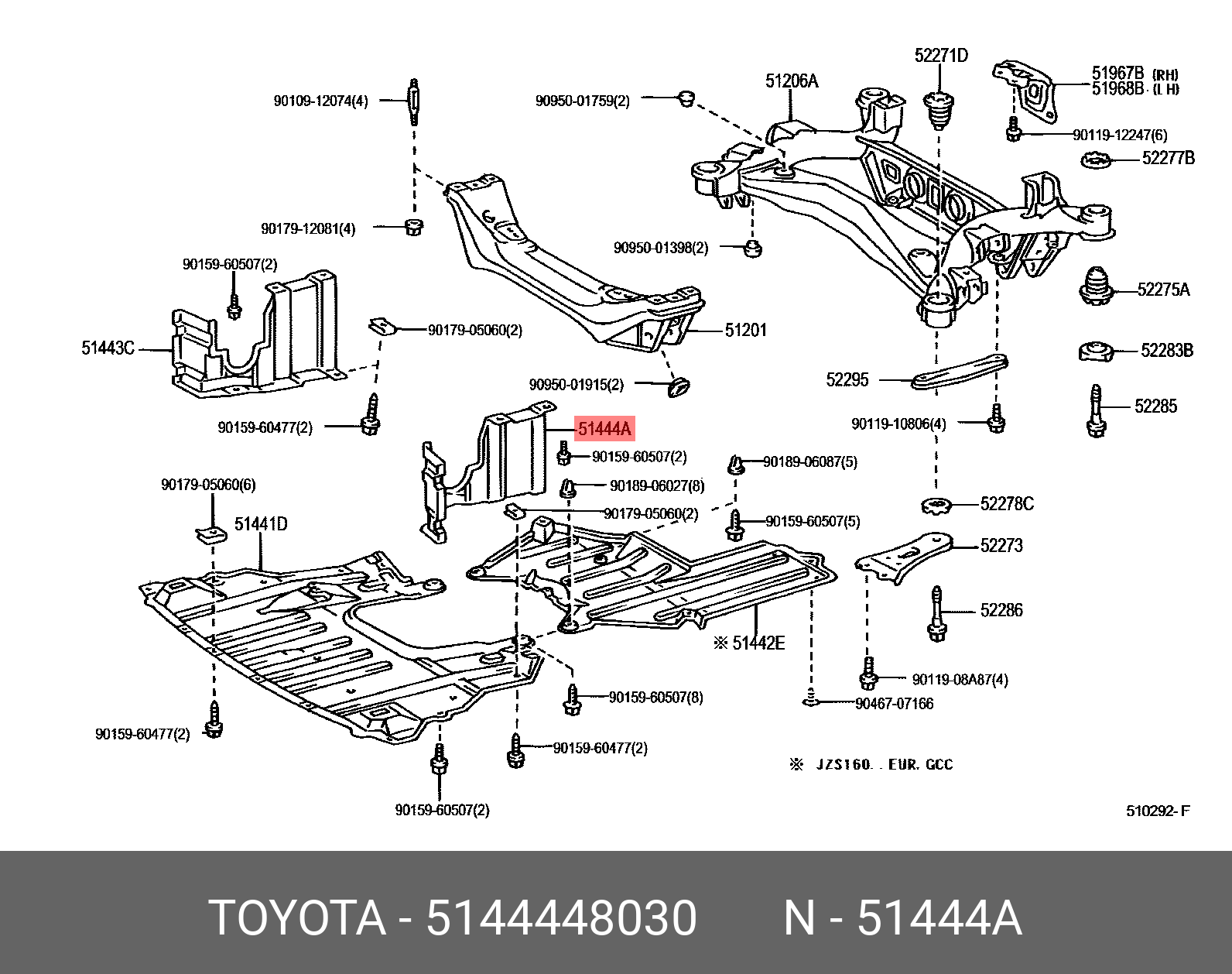 TOYOTA HARRIER 201312 - 202005 GENUINE PARTS