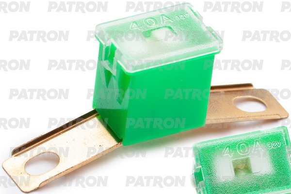 PATRON Предохранитель блистер 1шт PLB Fuse (PAL295) 40A зеленый 48x12x21.5mm