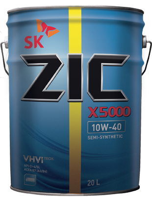 ZIC X5000 10W40 20л