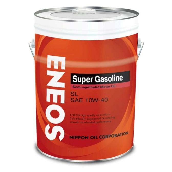 Масло моторное ENEOS Super Gasoline SL п\синт 10W40 20л