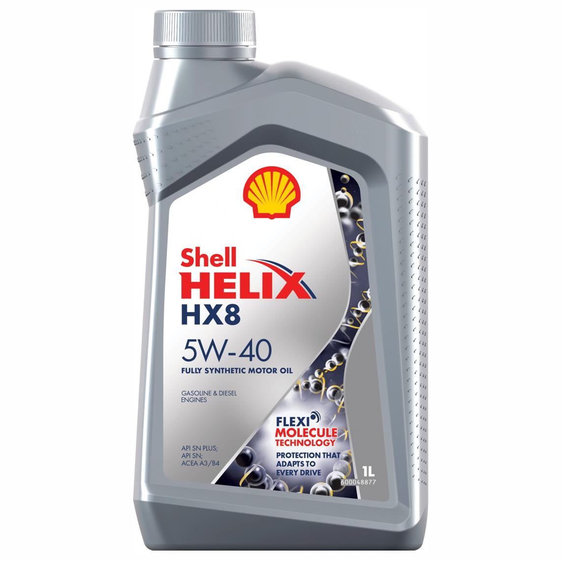 SHELL Helix HX8 Synthetic 5W40 1л