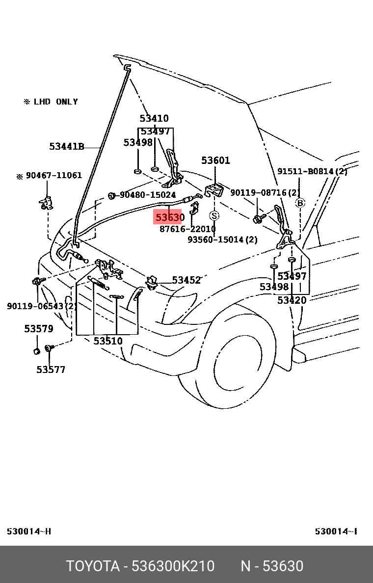 TOYOTA HILUX 202108- GENUINE PARTS