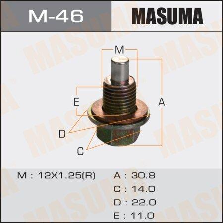 MASUMA пробка масляного поддона 12x1.25 Nissan Pathfinder 95-04