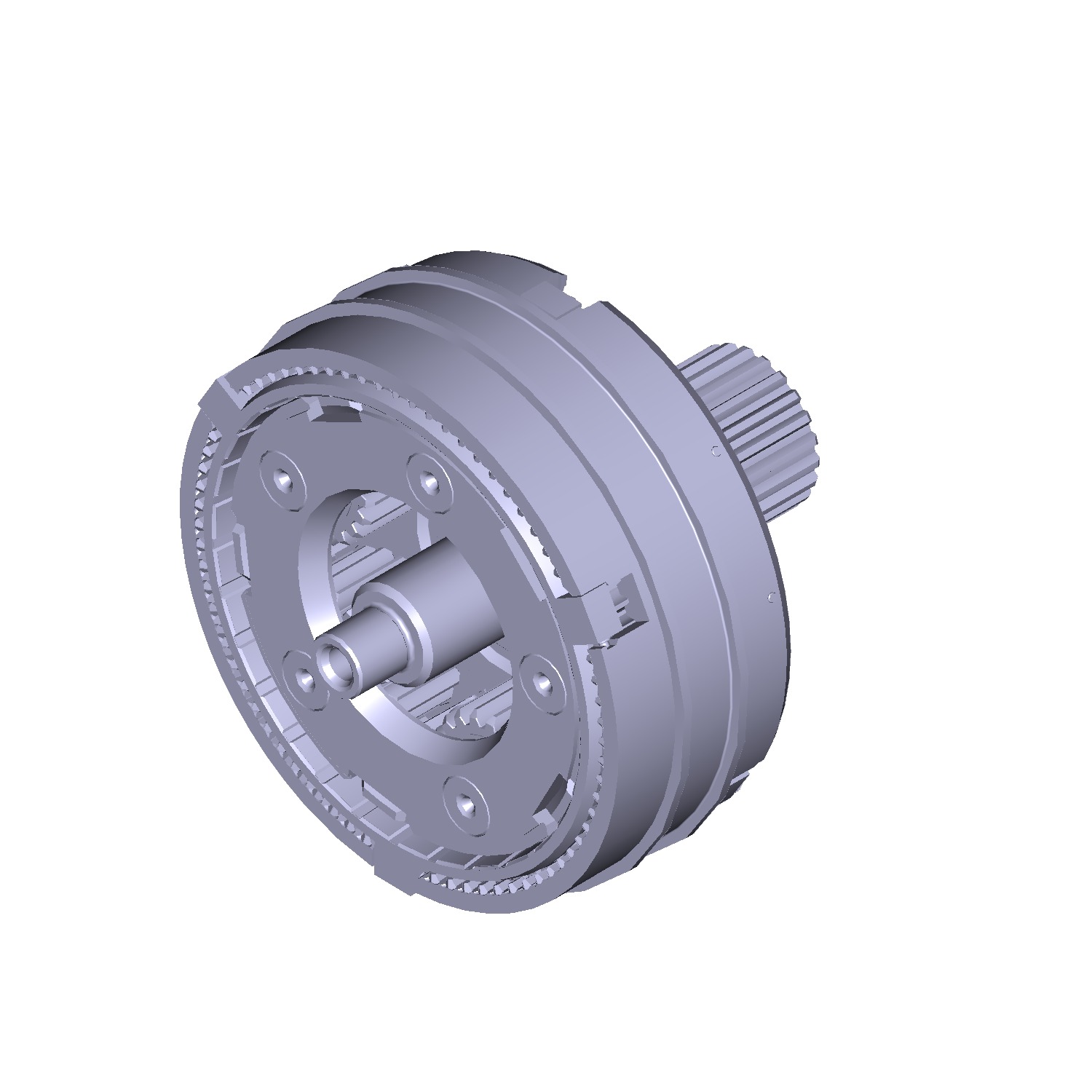 Вал выходной с синхронизатором