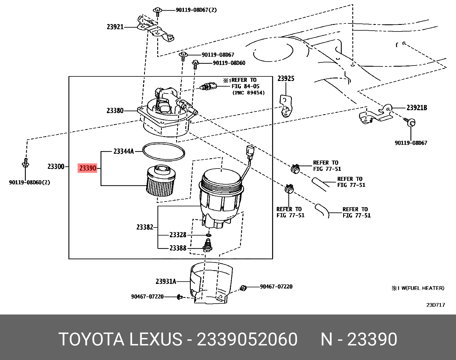 2339052060 GENUINE TOYOTA 2339052060, LAND CRUISER 202107 , FJA300