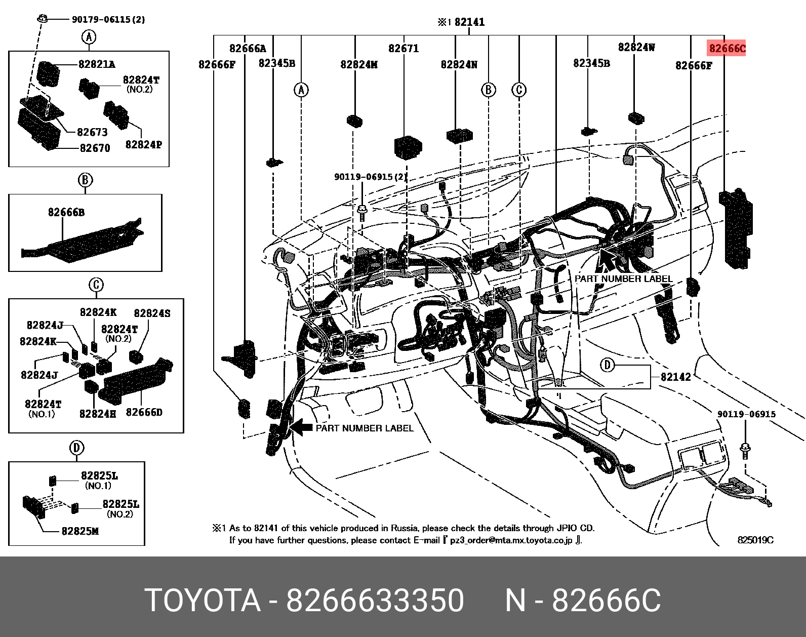 CAMRY 200601 - 201108, HOLDER, CONNECTOR NO.4