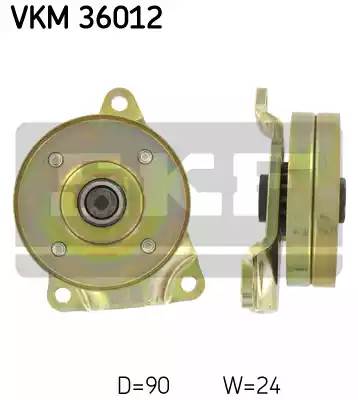 Ролик натяжной, SKF, VKM36012