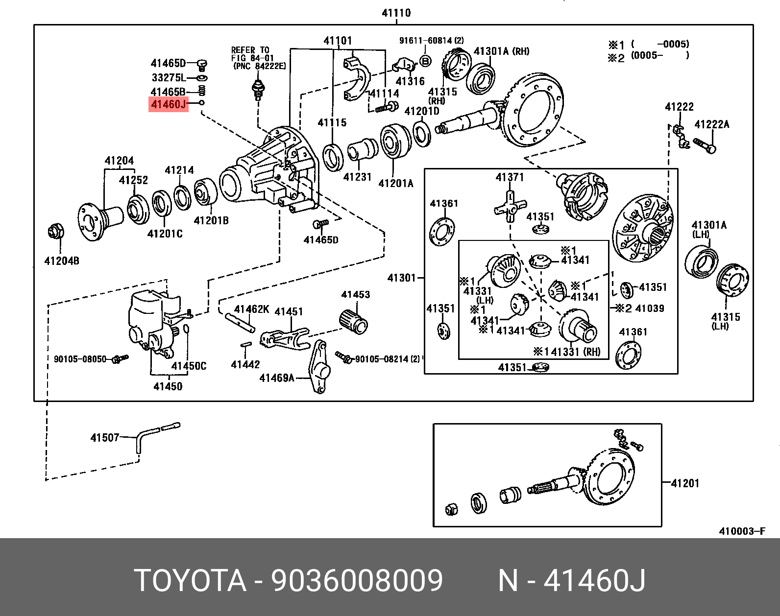 LAND CRUISER 201408 - 201507, BALL (FOR FRONT DIFFERENTIAL LOCK CYLINDER)