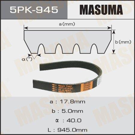 Ремень 5PK945 Masuma