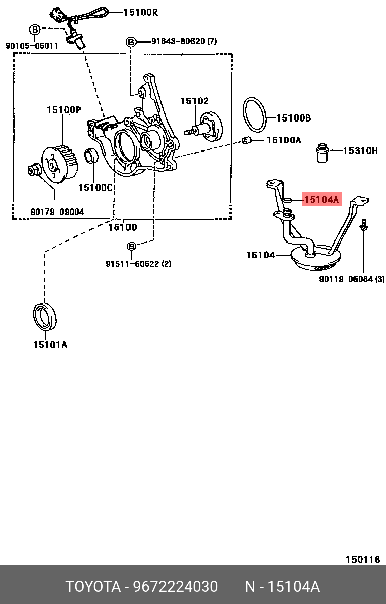 おおくま Genuine OE seal ring, 9672224030 for TOYOTA 96722-24030 | eBay