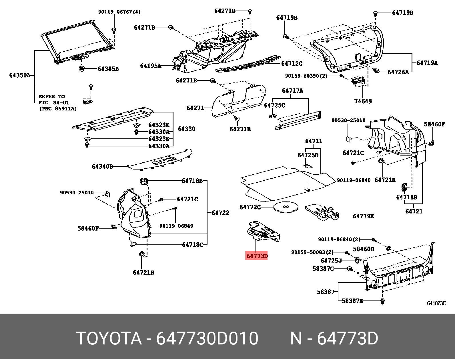 ◌。˚✩キキララ◌。˚✩ Genuine OE cover, spare wheel, no.2, 647730D010 for TOYOTA