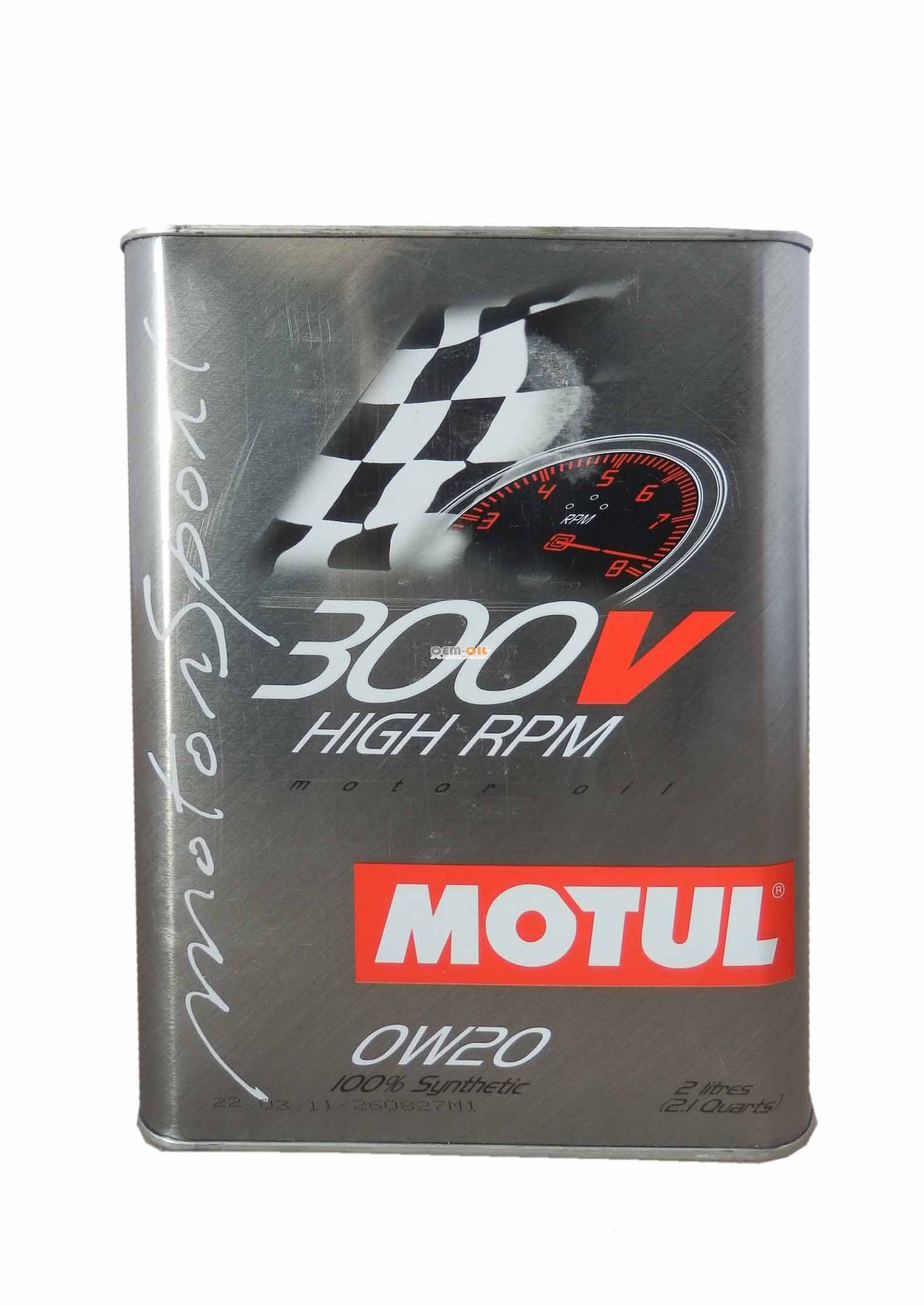 Motul 300V High RPM SAE 0W-20
