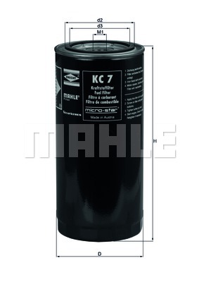 Фильтр топливный KC 7