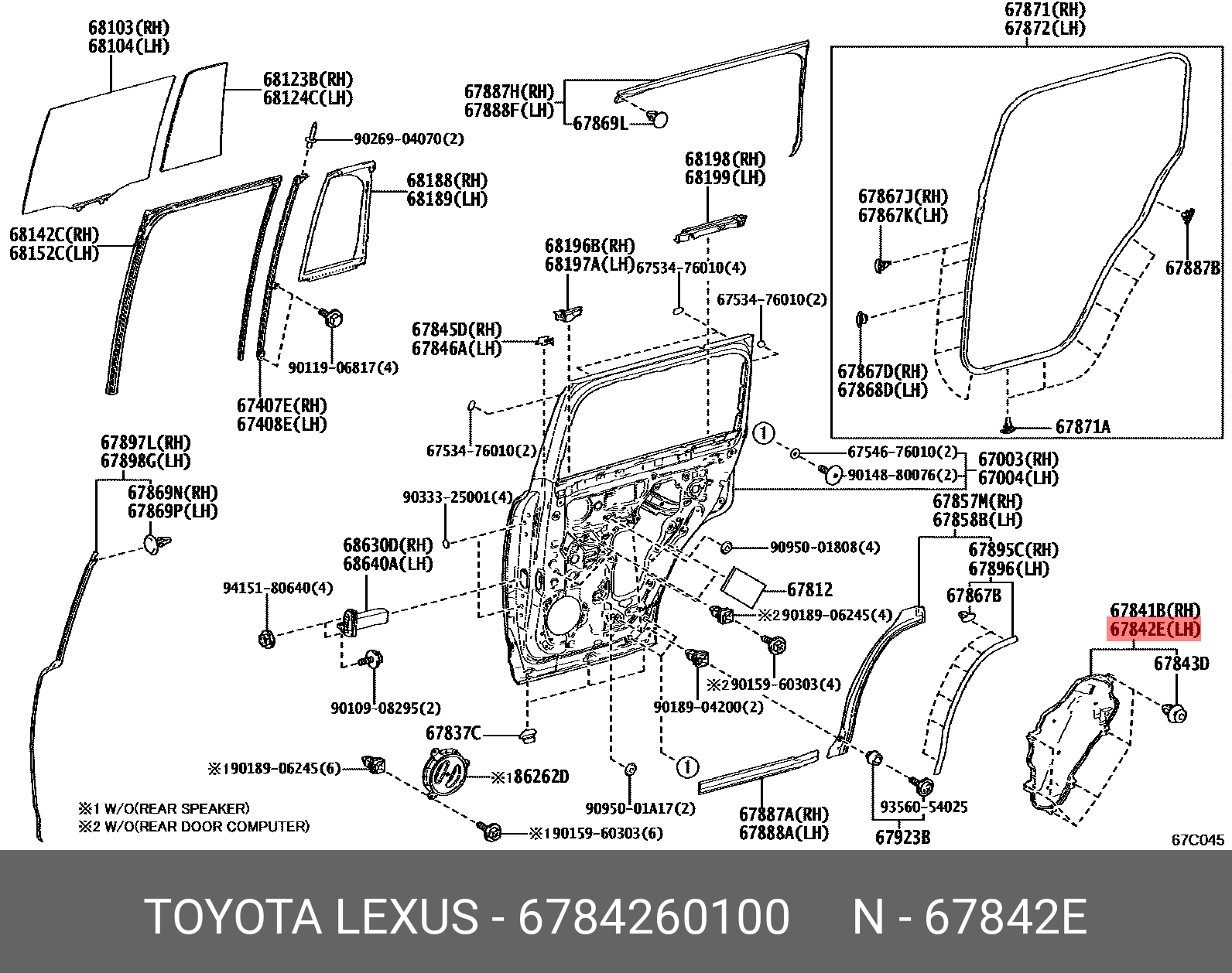 TOYOTA LAND CRUISER 202107- GENUINE PARTS