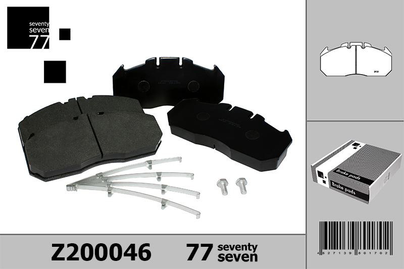 Колодки тормозные дисковые передние/задние, комплект - Man TGA, F2000, M2000, Renault Magnum (1992-)