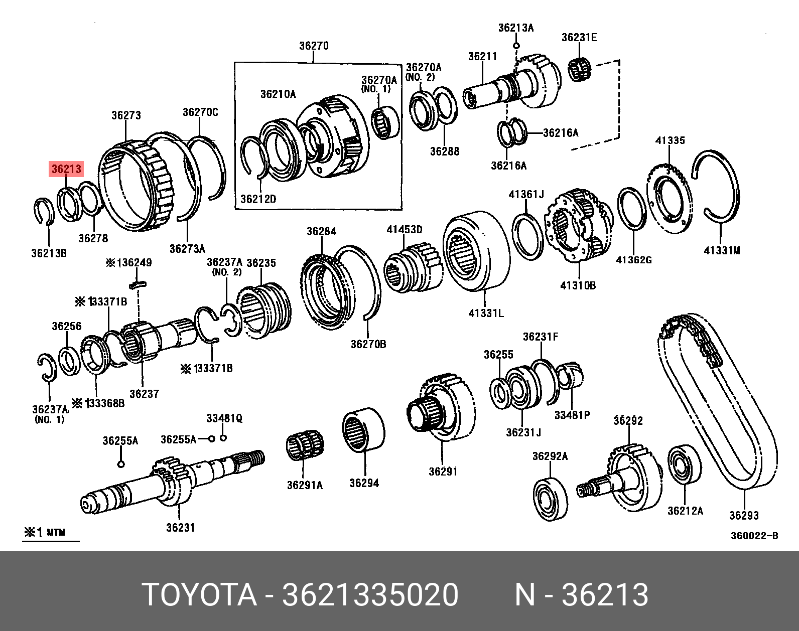 36213-35020 GENUINE TOYOTA LAND CRUISER PRADO 201708-, STOPPER