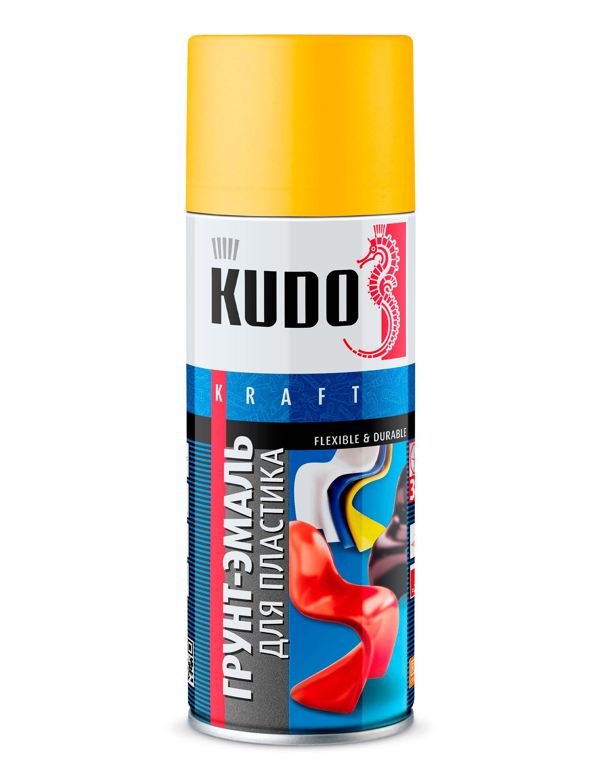 Грунт-эмаль для пластика Kudo KU-6007