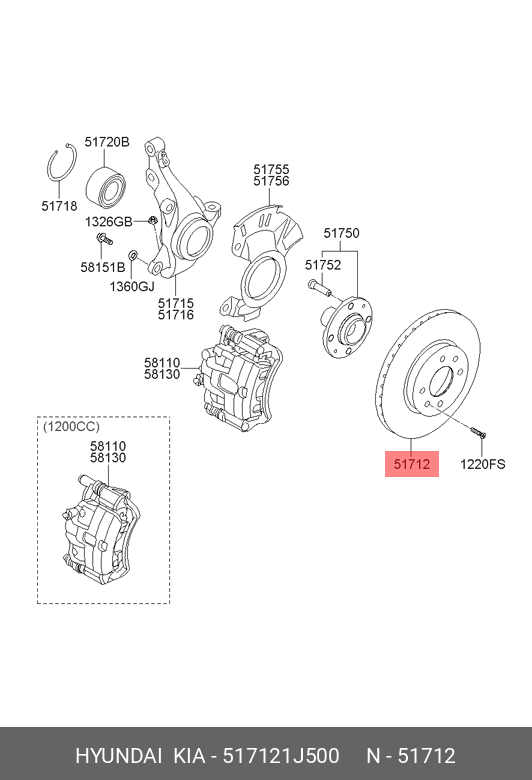 DISC FRANA FATA STG/DR *