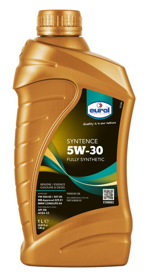 Масло моторное синтетическое "Syntence 5W-30", 1л
