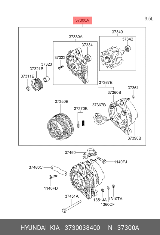 ALTERNATOR HY