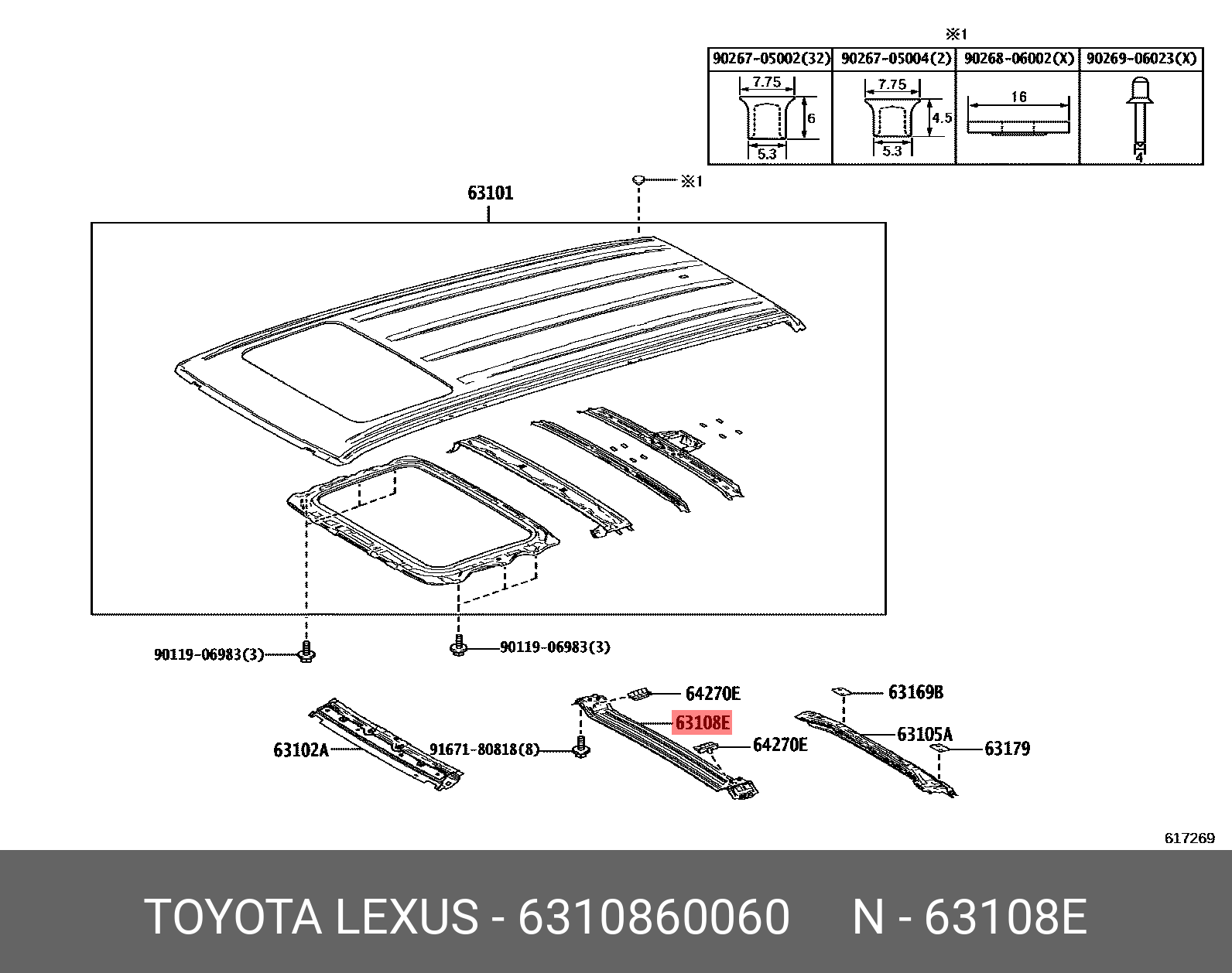 TOYOTA LAND CRUISER 202107- GENUINE PARTS