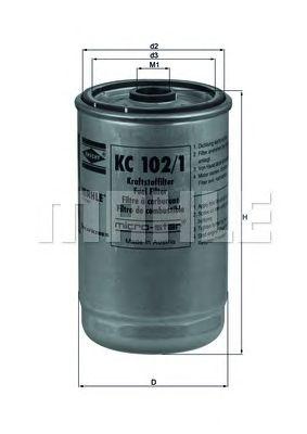 Фильтр топливный KC 102/1