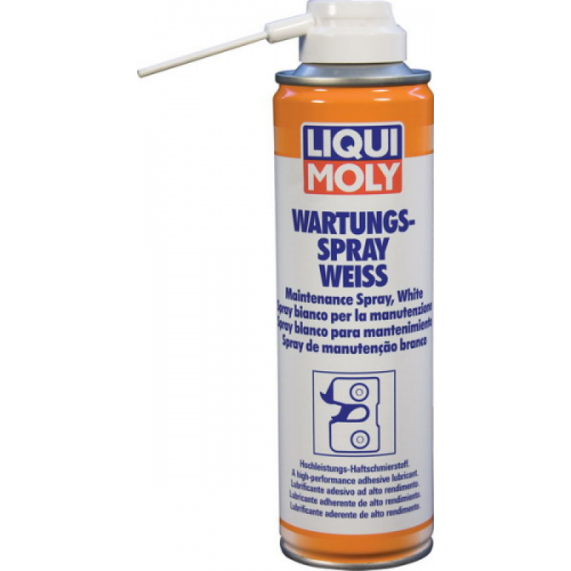 Грязеотталкивающая белая смазка "Wartungs-Spray weiss", 250мл