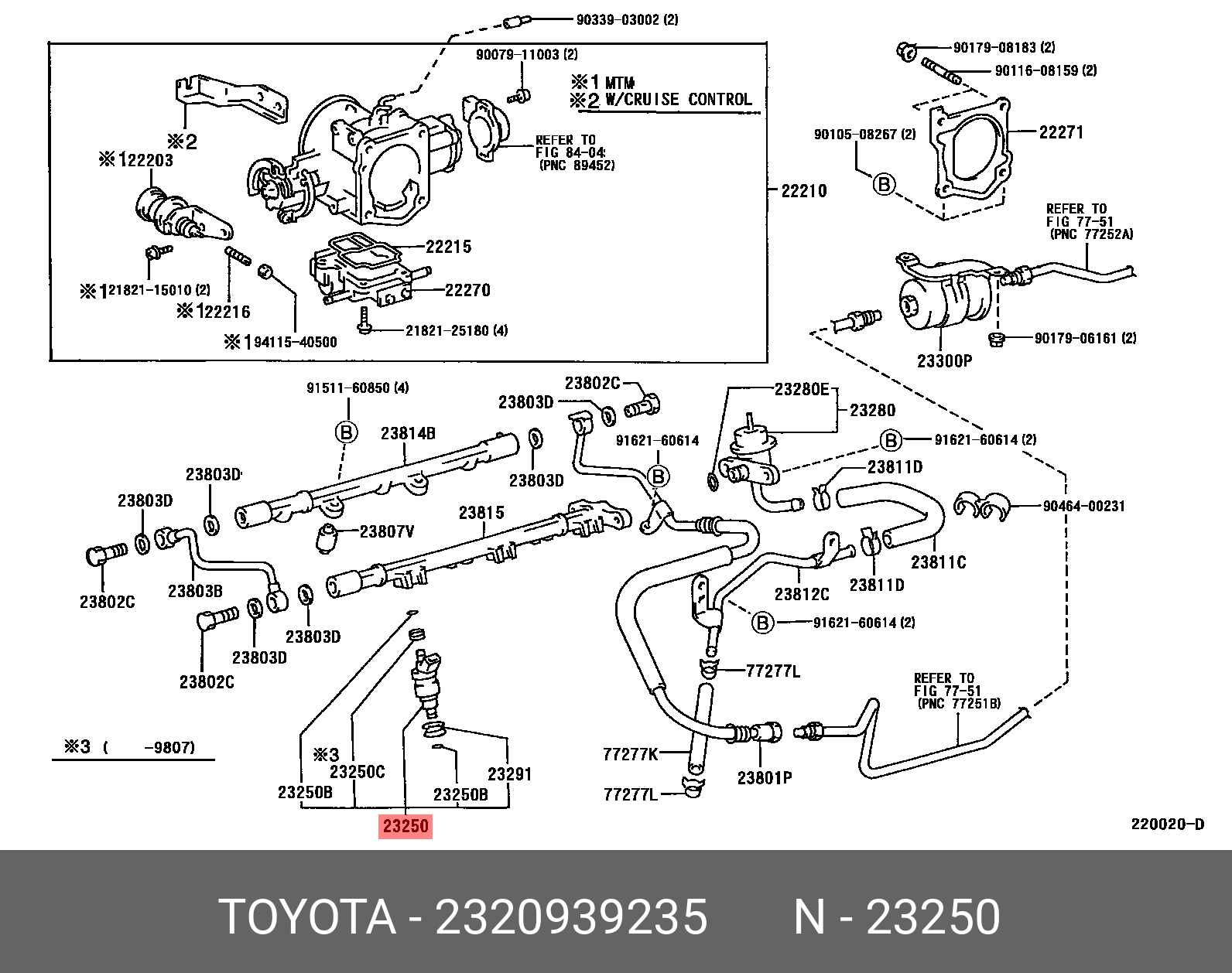 AVENSIS 201107 - , INJECTOR ASSY, FUEL