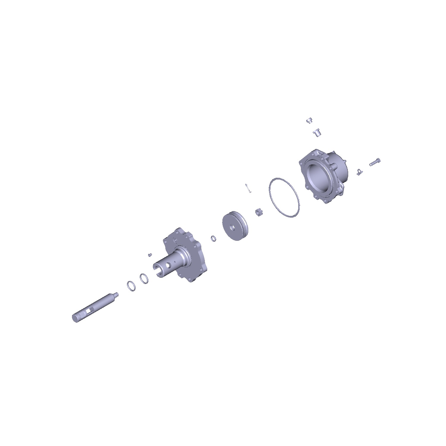 Шток поршня цилиндра демультипликатора