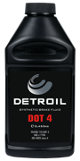 Тормозная жидкость DETROIL DOT 4 Synthetic Brake Fluids (0.455г)