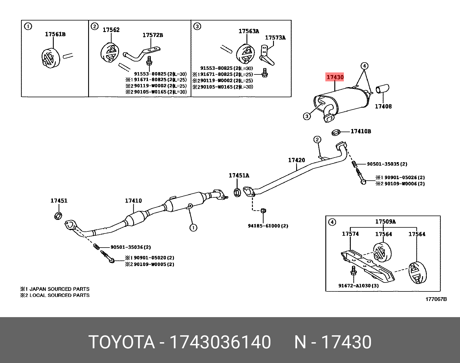 CAMRY HYBRID 201108 - 201704, PIPE ASSY, EXHAUST, TAIL