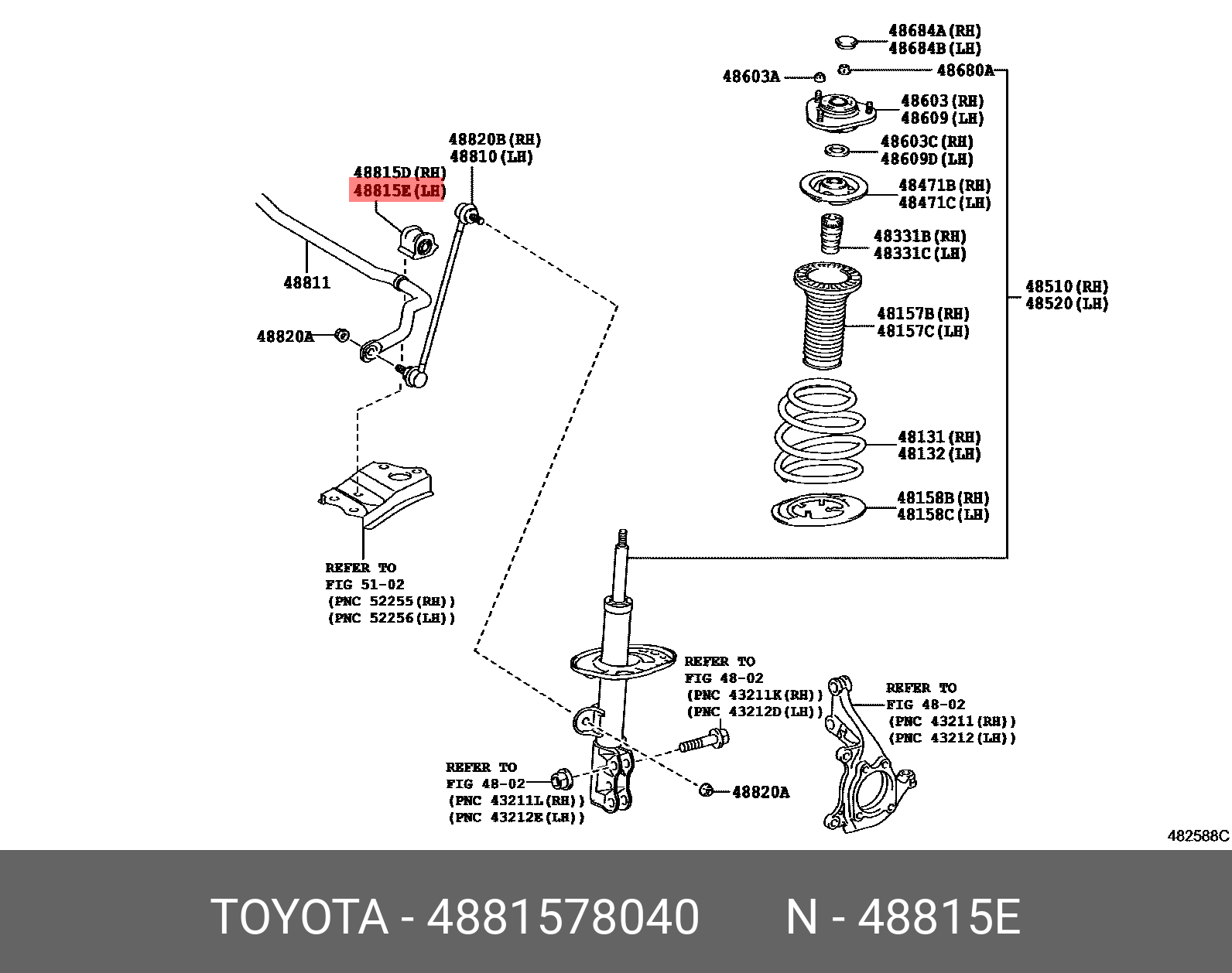 TOYOTA HARRIER 201312 - 202005 GENUINE PARTS